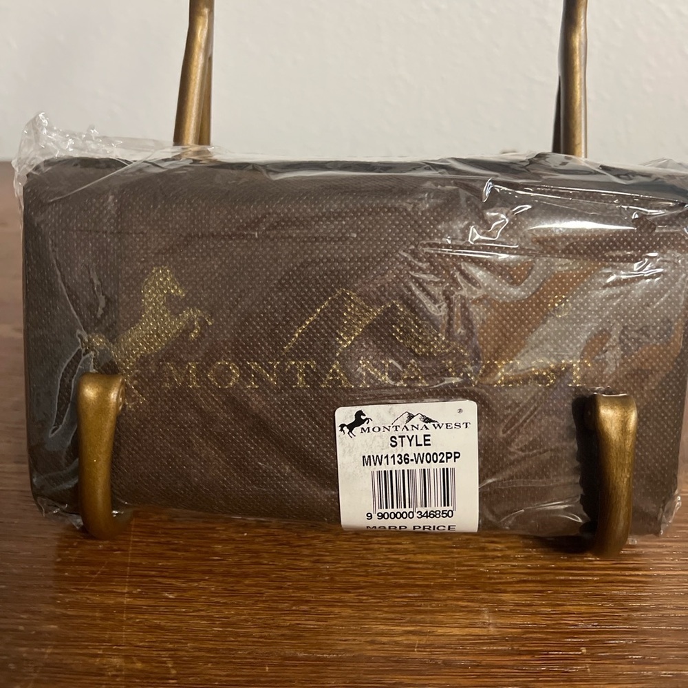 Montana West Burgundy Cross Wallet – Rhinestone Studded Western Style NWT - Picture 4 of 4